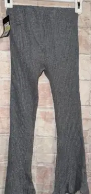 Art Class Girls Small 6/6X Gravel Gray Cozy Soft Flare Leg Elastic Waist Pants