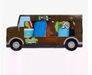 Spongebob Squarepants 5 Pack No Show Socks In Food Truck Gift Box