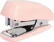 Stapler Simple Household Stapler Standard Stapler with 640 Standard Staples, 12 Sheet Capacity Small Cute Stapler for Binding Test Papers Mini Stapler