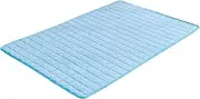 Dog Cooling Mat, Pet Cooling Pad, Cat Cooling Blanket, Washable Waterproof Material, Non-Slip Bottom, 70x50cm Blue, Ideal for Summer Travel Crates Beds Floors