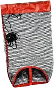 Aymzbd Fishing Net with Drawstring, Mesh, Portable, Practical for Outdoors, Basket, Crayfish Collecting Bag.