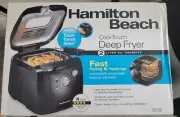 Hamilton Beach 35021 Deep Fryer With Cool Touch Black