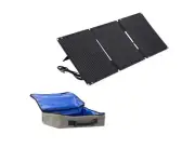 Kings 70W Solar Panel Charger portable + Canvas Carry Bag travel camping