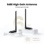 Powerful WiFi Adapter AC650 6dBi High-Gain Dual Band Wireless USB Adapter