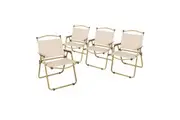 Levede 4PCS Camping Chair Portable Foldable