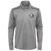 Outerstuff New York Islanders NHL Youth (8-20) 1/4 Zip Pullover Sweater, Grey