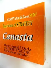 Canasta Classic Game New In Box Decks Still Wrapped In Plastics/Point Value Inst