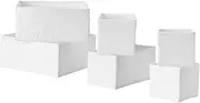 [IKEA] Skubb Storage Box,Drawer Organizer,multiuse Set of 18, White