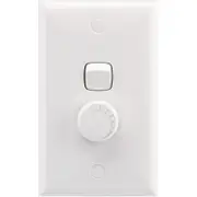 HPM 240V White Trailing Edge Dimmer Light Controller