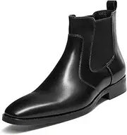 [ALIPASINM] Mens Dress Boots Leather Chelsea Boots for Men