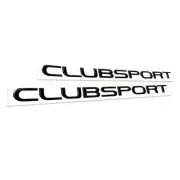 Genuine HSV Holden / Decal Badge Clubsport for VF GEN-F GENF2 Rear Doors Black