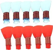 ibasenice Specialty Tools 10pcs Suona Whistle Plastic Simple Saxophone Accessories