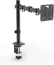 Viviendo Single Monitor Mount Steel Desk Stand and Monitor Arm, VESA Desk Monitor Stand, Holds Screen Up to 32 inches