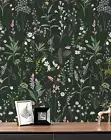 Floral Wallpaper Peel and Stick Farm Floral 118.11" X 17.32" Wildwood Wallpaper