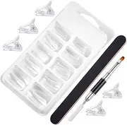 Beaupretty 1set Professional Nail Extension Mold Tool Kit for Manicure Clip Polishing Strips Scale for Nail Art Experts and Learners