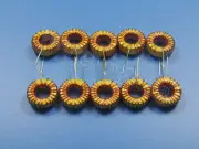 10pcs 22uH 3A Coil Wire Wrap Toroidal Inductor Choke For DIY Amplifier Crossover