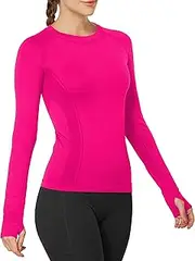 [MathCat] Workout Shirts for Women Short Sleeve, Workout Tops for Women, Quick Dry Gym Athletic Tops，Seamless Yoga Shirts