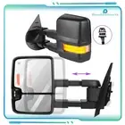 Towing Mirrors Power Heated Dynamic LED SignalsPair For 07-14 Silverado Sierra