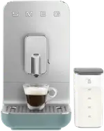 Smeg Bean To Cup Coffee Machine With Milk Steaming System Emerald Green