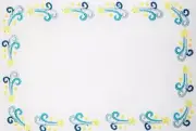Shooting Stars embroidered Quilt Label make custom with your own words added