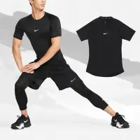 在飛比找Yahoo奇摩購物中心優惠-Nike 短袖 Pro Dri-FIT Tight 男款 黑