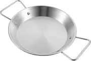 OFFSCH Household Stainless Steel Seafood Serving Tray with Double Handles Food Storage Plate for Parties Elegant Tableware for Picnics and Family Gatherings