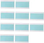 10 Sheets Seamless Hair Extension Film Double Side Tape Double Sided Sticky Tape Two Sided Tape Double Sided Extension Tapes Hair Extension Tape Replacement Tape for Hair Glue