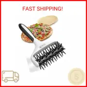Orblue Pizza Dough Docker Pastry Roller with Spikes, Pizza Docking Tool for Home