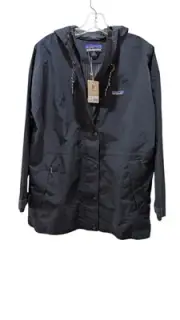 NWT $249 Patagonia Women's Outdoor Everyday Rain Jacket Pitch Blue Small FA24