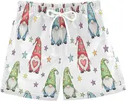 [RPLIFE] Swimming Clothes for Boys, Baby Swim Trunks 2t, Cute Gnomes Stars White