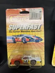 MATCHBOX-SUPERFAST-SF12 CHEVY STOCK CAR-(GOODYEAR)-SEALED ON CARD-1985