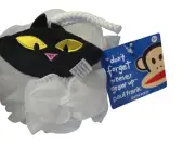 Paul Frank Black Cat Bath Shower Loofah Body Scrubber White Shower Pouf New