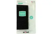 Scunci Elastic & Poly Band Black 340 Pieces