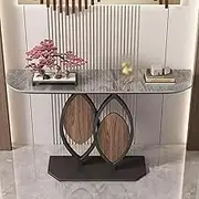 HOLGVE Console Table, Entryway Accent Table, Foyer Table for Hallway, Narrow Behind Couch Table, Farmhouse Sofa Table, for Entrance, Living Room, Foyer, Hallway Bedroom(Black,59inch/150cm)