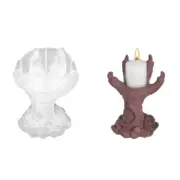 Skull Hand Stand Devil Claw Base Molds for Making Holder