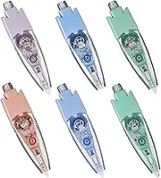 Press Type Decorative Pen, Decorative Pens For Scrapbooking, Cute Refillable 6X Lace Pencil, Correction School Supplies For Student Journaling Scrapbooking Art Projects Planner Decorating