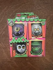 4 SPOOKY SQUISHKINS NeeDoh Dracula,Frankenstein Stress Relief HALLOWEEN Ball Toy