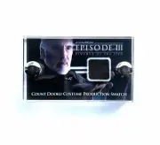 Star Wars Prop Production made Count Dooku costume Movie Prop display with COA