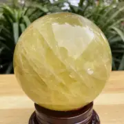 2kg 108mm Natural Citrine Quartz Sphere Crystal Ball Healing Gift Healing Decor