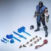 1/12 Scale Sub-Zero Mortal Kombat Action Figure 6.5in PVC Model ZK001 JM Toys