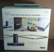 TERK TV5 Amplified Low-Profile Antenna w/ Video Switch - HDTV Compatible **NEW**