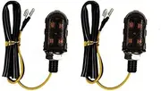 Motorcycle Mini Led Turn Signal Lights 4 Led Flowing Directional Signal Lamp Flasher Light Stop Signal Light Running Lights