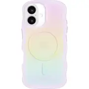 Kate Spade Wavy MagSafe Case for iPhone 16 (Opal Iridescent)