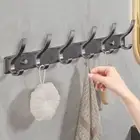 Wall-mounted Coat Rack Over-the-door Clothes Holder Durable Robe Hooks