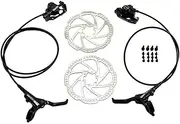TEKTRO HD-M500 Gemini Hydraulic Disc Brake Set Dual Piston Caliper with 160mm Rotor, MH2012