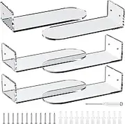 Floating Shoe Shelves for Wall-6 Pack Sneaker Shelves-Levitating Shoe Display Stand Acrylic Sneaker Wall Hanger,Shoe Organizer Holder Wall Mount for Sneaker Collection Shoe Box