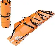 Portable Stretcher First Aid, Multifunctional Roll Type Soft Stretcher Rescue Transport Stretcher Mountain Basic Rescue System