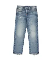 Diesel Kids Distressed Straight-Leg Jeans 14Y,10Y medium blue