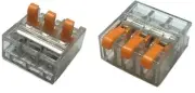 LEVER CONNECTOR, 3 WAY, 4MM, 32A, FOR HYLEC, STANDARD TERMINAL BLOCKS, FOR HYLEC