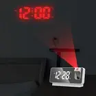 Digital LED Projection Alarm Clock Table Clock Bedroom Bedside Clock Sleep Ti